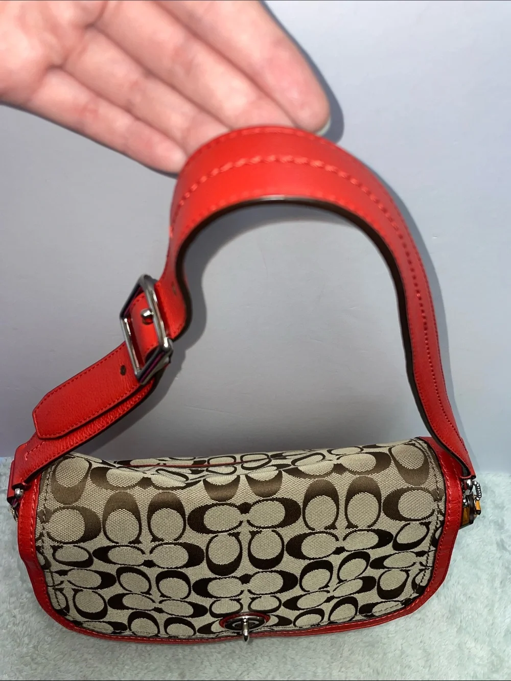 Coach ‘Park’ Signature Flap Hobo